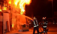 آتش‌سوزی مهیب امروز در بغداد