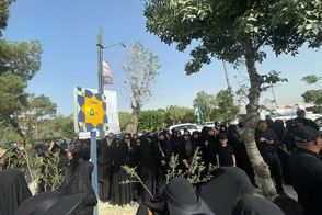محل تدفین سرداران شهید حاجی‌زاده و باقری
