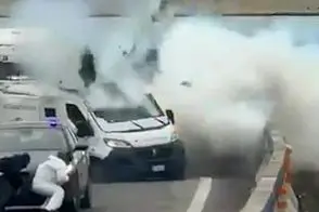 لحظه عجیب سرقت هالیوودی از ماشین حمل‌ پول