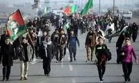 پرچم ایران در پیاده‌روی اربعین پایین کشیده شد