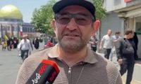 حضور بازیگر سریال پایتخت در نماز جمعه امروز