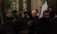 حاتمی‌کیا در مراسم چهلم رهبر شهید انقلاب