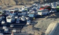 ترافیک سنگین جاده‌ها با افزایش تقاضای سفر اربعین