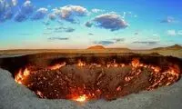 عکس دیدنی از دروازه جهنم که روی زمین است