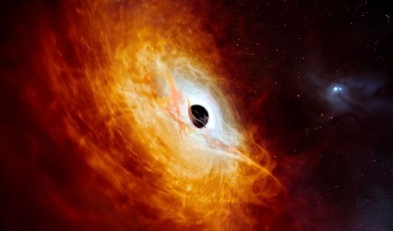 سیاه‌چاله‌ای که روزانه یک خورشید را می‌بلعد