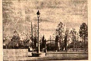 تصویری تاریخی از چهارراه ولیعصر تهران، ۹۰ سال پیش