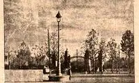 تصویری تاریخی از چهارراه ولیعصر تهران، ۹۰ سال پیش