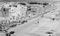 تصویر اولین خیابان آسفالت‌شده تهران در سال 1310