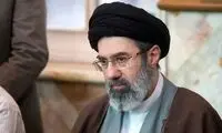 عکسی که تسنیم از رهبر جدید و علی لاریجانی منتشر کرد