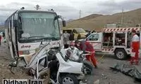 6 جان باخته در اثر واژگونی یک اتوبوس مسافربری