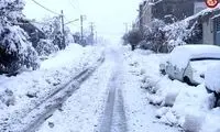 بارش یک متری برف مردم این نقطه از کشور را غافلگیر کرد