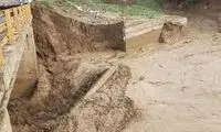 لحظه وقوع سیل ترسناک در اردبیل 