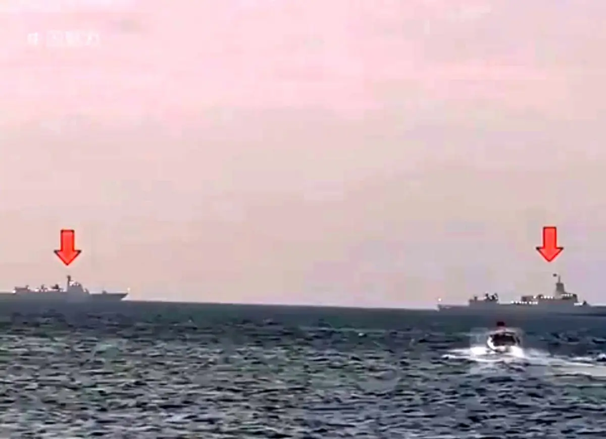 اعزام ناوشکن‌های چین به آب‌های اطراف ایران