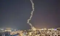  لحظه فعال شدن پدافند اسرائیل در آسمان ایلات
