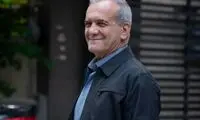 مسعود پزشکیان تماشاچی ویژه بازی‌های تراکتور
