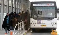 عکسی از متن خبرساز در یک اتوبوس که وایرال شد