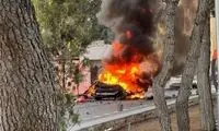 حمله هوایی اسرائیل به یک خودرو در دمشق