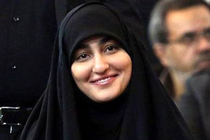 زینب سلیمانی در مراسم میدان آزادی حاضر شد