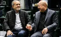 این لحظه از ملاقات قالیباف و پزشکیان بحث‌برانگیز شد