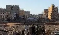 تصویر دلخراش از شناور شدن اجساد سیل لیبی در دریا