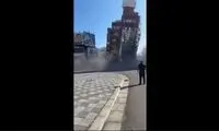 تصاویری آخرالزمانی از لحظه زلزله در تایوان