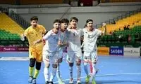 جشن رختکن فوتسال افغانستان با آهنگ صادق بوقی