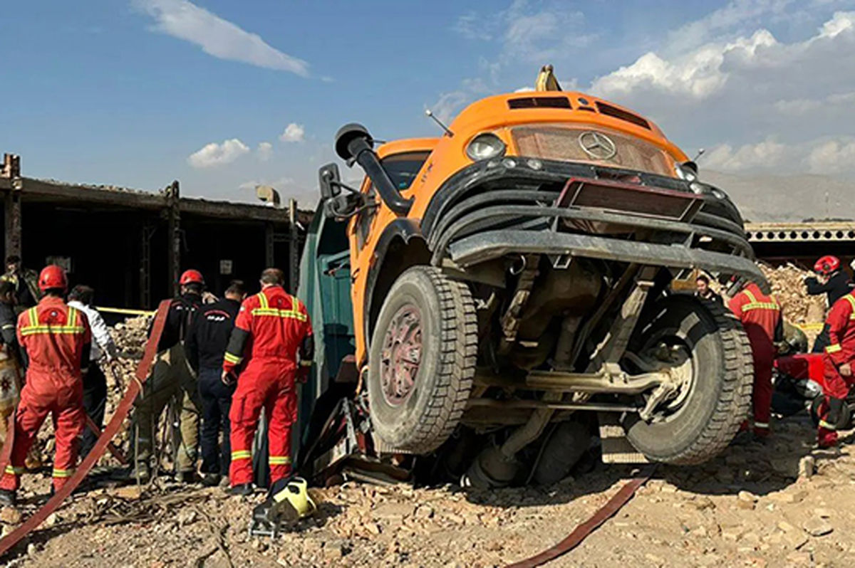 سقوط مرگبار کامیون در گودال آب‌انبار