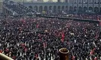 حضور یمنی‌ها در مراسم امروز وداع با رهبر شهید ایران