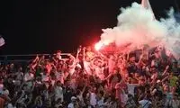 عکس ذوق‌زده چند هوادار خانم در ورزشگاه ملوان
