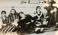 عکسی متفاوت از زنان نوازنده در دوره قاجار