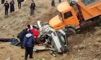 تصاویر دلخراش از تصادف زنجیره‌ای در جاده دماوند