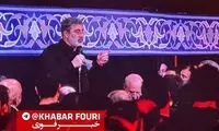 بغض و گریه شدید قالیباف با مداحی محمود کریمی