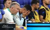 دیشب رونالدو ادای علی کریمی را درآورد