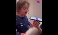 فیلمی از شعر خواندن دختران رونالدو به زبان عربی