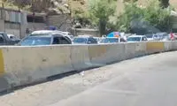 ویدئویی سرسام‌آور از هجوم مسافران به جاده کرج