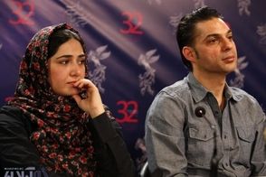 پیغام احساسی پیمان معادی به باران کوثری با قلب آبی