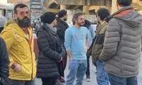 تصاویر تجمع بازیگران مقابل اوین در روز سوم
