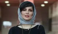 استایل مشکی و نقره‌ای آرزو تاج‌نیا در اکران «سگمار»