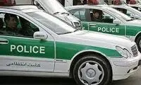تعقیب و گریز پلیس با سارق در جاده بارانی