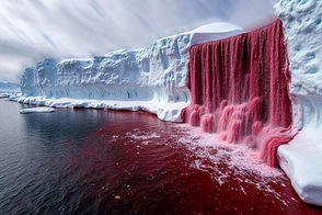 راز آبشار خون در جنوبگان، چرا یخ خون می‌ریزد؟