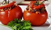 طرز تهیه دلمه گوجه فرنگی خوشمزه و مجلسی