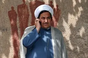 تصاویری از محمدعلی زم در مراسم چهلم شهید شیرازی