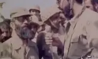 ویدئویی کمتر دیده‌شده از مصاحبه رهبری در جبهه