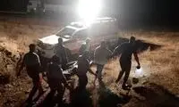 اولین تصاویر از تصادف مرگبار تریلی با ۱۱ خودرو