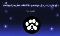 برای اولین بار در ایران، پیش خرید PAWS در صرافی کیف پول من