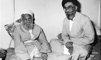 تصویر دیده‌نشده از رهبر شهید در کنار پدر و برادرش