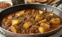 روش تهیه واویشکا بادمجان با گوشت چرخ‌کرده