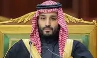 بنر بزرگ بن‌سلمان و ترامپ در قلب دمشق نصب شد
