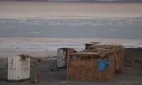 تصویری جدید و تاسف‌برانگیز از دریاچه ارومیه 