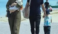 ساعد سهیلی با این عکس از پسر دومش رونمایی کرد 